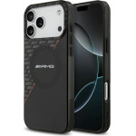MERCEDES Case Amg Double Layer Transparent Rhombs Magsafe For Iphone 17 Pro Max black-Red - (AMHMP17X24HRDKR)