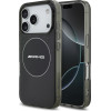 MERCEDES Case Amg Double Layer Transparent Smocked Magsafe For Iphone 17 Pro Black - (AMHMP17L24HTRDK)
