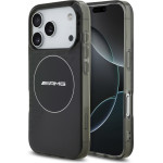 MERCEDES Case Amg Double Layer Transparent Smocked Magsafe For Iphone 17 Pro Black - (AMHMP17L24HTRDK)