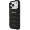 MERCEDES Case Amg Leather Debossed Lines Logo For Iphone 17 Pro Black - (AMHCP17LGSEBK)