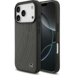 MERCEDES Case Leather Large Laurel Leave Magsafe For Iphone 17 Pro Antracyt - (MEHMP17L25ROOLA)