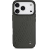 MERCEDES Case Leather Large Laurel Leave Magsafe For Iphone 17 Pro Antracyt - (MEHMP17L25ROOLA)