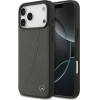 MERCEDES Case Leather Large Laurel Leave Magsafe For Iphone 17 Pro Max Antracyt - (MEHMP17X25ROOLA)