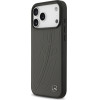 MERCEDES Case Leather Large Laurel Leave Magsafe For Iphone 17 Pro Max Antracyt - (MEHMP17X25ROOLA)