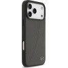 MERCEDES Case Leather Large Laurel Leave Magsafe For Iphone 17 Pro Max Antracyt - (MEHMP17X25ROOLA)