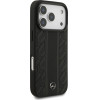 MERCEDES Case Leather Laurel Leaves Stripes Magsafe For Iphone 17 Pro Black - (MEHMP17L25RLDLKH)