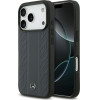 MERCEDES Case Leather Laurel Leaves Stripes Magsafe For Iphone 17 Pro Blue - (MEHMP17L25RLDLVB)