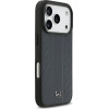 MERCEDES Case Leather Laurel Leaves Stripes Magsafe For Iphone 17 Pro Blue - (MEHMP17L25RLDLVB)