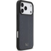 MERCEDES Case Leather Laurel Leaves Stripes Magsafe For Iphone 17 Pro Max Blue - (MEHMP17X25RLDLVB)
