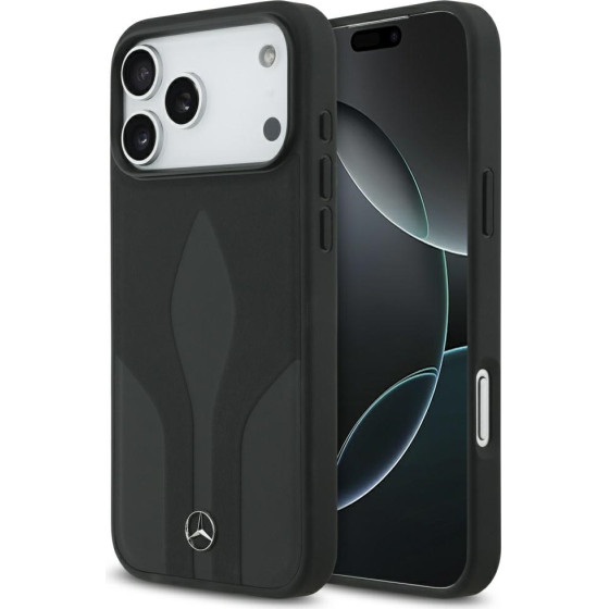 MERCEDES Case Leather The Move Magsafe For Iphone 17 Pro Max Black - (MEHMP17X25ROLAUK)