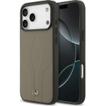 MERCEDES Case Leather The Move Magsafe For Iphone 17 Pro Max Taupe - (MEHMP17X25ROLAUT)