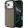 MERCEDES Case Leather The Move Magsafe For Iphone 17 Pro Taupe - (MEHMP17L25ROLAUT)