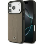 MERCEDES Case Leather The Move Magsafe For Iphone 17 Pro Taupe - (MEHMP17L25ROLAUT)
