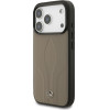 MERCEDES Case Leather The Move Magsafe For Iphone 17 Pro Taupe - (MEHMP17L25ROLAUT)