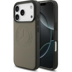 MERCEDES Case Leather Vintage Logo Magsafe For Iphone 17 Pro Taupe - (MEHMP17L25RICVLT)