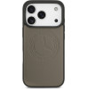 MERCEDES Case Leather Vintage Logo Magsafe For Iphone 17 Pro Taupe - (MEHMP17L25RICVLT)