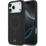 MERCEDES Etui Plain Smooth Leather Magsafe Do Iphone 17 Pro Max Czarny - (MEHMP17X23RCMK)