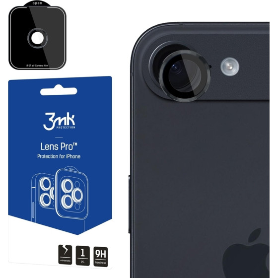 3MK Lens Protection Pro - Camera Lens Glass For Iphone 17 Air (Black) - (3MK_5903108664394)