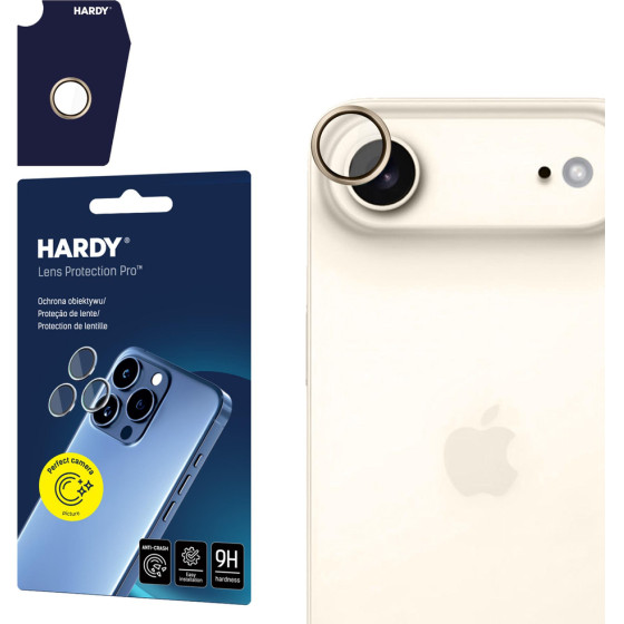 3MK Protection 3MK Hardy Lens Protection Pro Lens Glass For Iphone 17 Air - Gold - (159482-0)