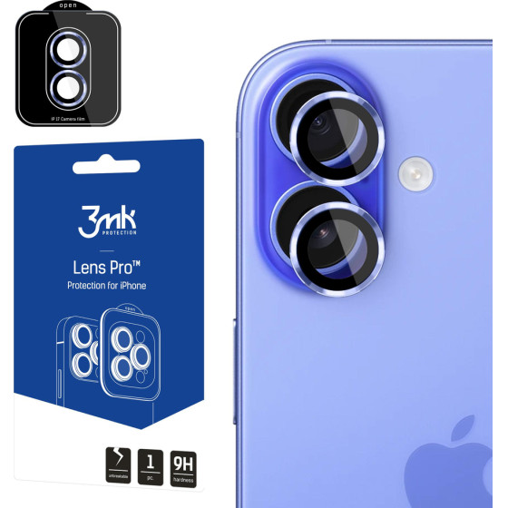 3MK Protection 3MK Lens Protection Pro Tempered Glass For Iphone 17 - Blue - (159477-0)