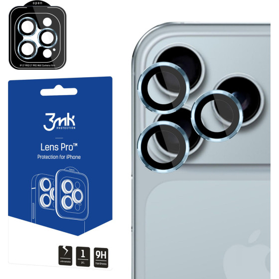 3MK Protection 3MK Lens Protection Pro Tempered Glass For Iphone 17 Pro / 17 Pro Max - Light Blue - (159490-0)