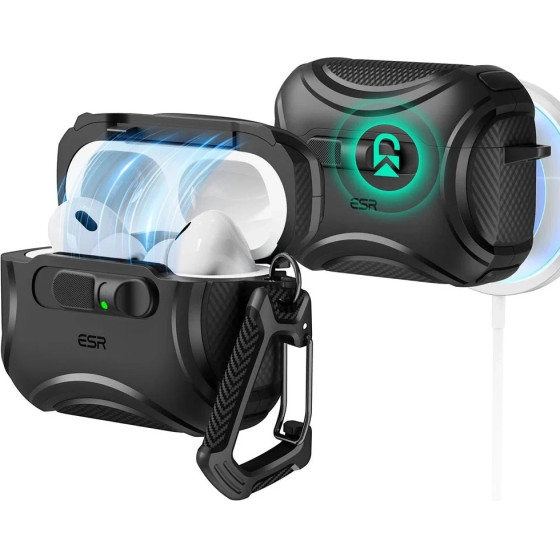 ESR - Cyber Flicklock Halolock - Apple Airpods Pro 3 - Black - (1C02200102)