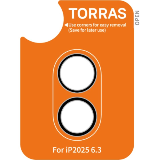 Torras - Lensguard Camera Protector - Iphone 17 - Black - (X00FX2448)