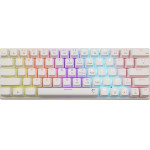 White Shark Mechanical Keyboard GK-002221V2 Us Blue Switch WAKIZASHI-2 White - (WAKIZASHI-2-US-W-BLUE.SW)