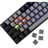 White Shark Mechanical Keyboard GK-002721V2 Us Blue Switch WAKIZASHI-2 GREY/Black - (WAKIZASHI-2-US-G-B-BLUE.SW)