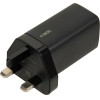 IBOX C-65 Black, Gan 65W Universal Charger Uk Plug - (ILUC65BUK)