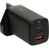 IBOX C-65 Black, Gan 65W Universal Charger Uk Plug - (ILUC65BUK)