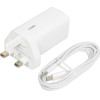 IBOX C-65 White, Gan 65W Universal Charger Uk Plug - (ILUC65WUK)