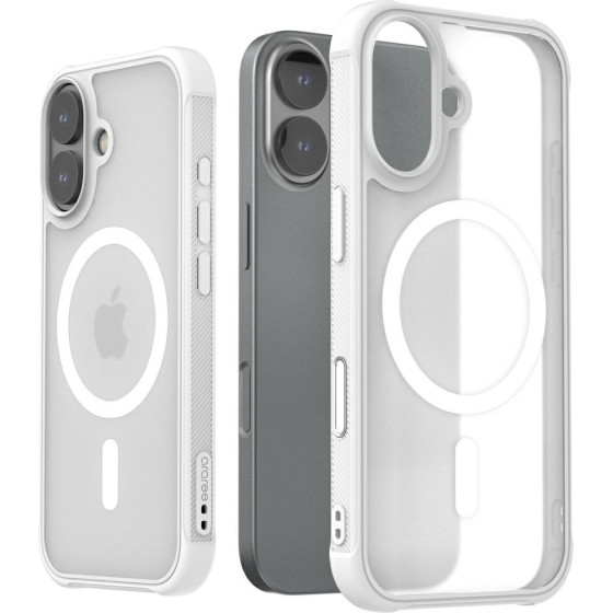 Araree Duple M Armor Magsafe Case For Iphone 17 White - (AR20-02343B)