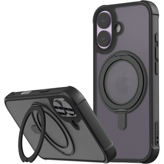 Araree Duple M Stand Magsafe Case For Iphone 17 Black - (AR20-02344A)