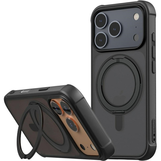 Araree Duple M Stand Magsafe Case For Iphone 17 Pro Black - (AR20-02376A)