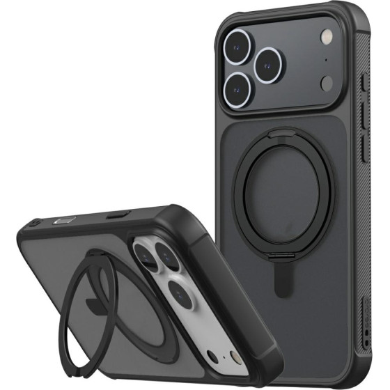 Araree Duple M Stand Magsafe Case For Iphone 17 Pro Max Black - (AR20-02392A)