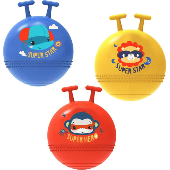 Fisher-Price: Super Bouncy Ball (With Foot Pump) (45cm) (Random Choice) (F0960)