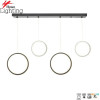 Homelighting Se Led 16 Double Aina Black And White Pendant 16*2+22*2x100cm 3CCt 2 Years WARRANTY+ - (77-50986)
