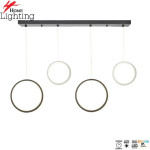 Homelighting Se Led 16 Double Aina Black And White Pendant 16*2+22*2x100cm 3CCt 2 Years WARRANTY+ - (77-50986)