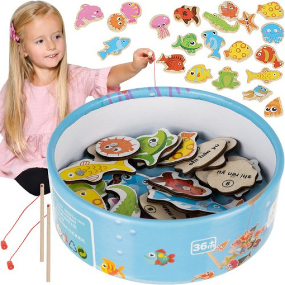 Kruzzel Game Fishing On a magnet, 22 pcs. - (14011-0)