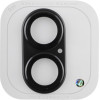 Volte-Tel Camera Glass Cover Iphone 17 6.3'' 9H 0.30MM 3D Ar ALUMINIUM-Electroplating Frame BLACK