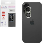 Volte-Tel Camera Glass Cover Iphone 17 6.3'' 9H 0.30MM 3D Ar ALUMINIUM-Electroplating Frame GREEN