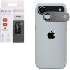 Volte-Tel Camera Glass Cover Iphone 17 Air 6.9'' 9H 0.30MM 3D Ar ALUMINIUM-Electroplating Frame GREY