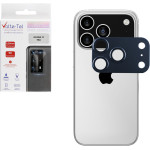 Volte-Tel Camera Glass Cover Iphone 17 Pro 6.3'' 9H 0.30MM 3D Ar ALUMINIUM-Electroplating Frame BLUE