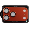 Volte-Tel Camera Glass Cover Iphone 17 Pro 6.3'' 9H 0.30MM 3D Ar ALUMINIUM-Electroplating Frame ORANGE