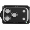 Volte-Tel Camera Glass Cover Iphone 17 Pro Max 6.9'' 9H 0.30MM 3D Ar ALUMINIUM-Electroplating Frame BLACK