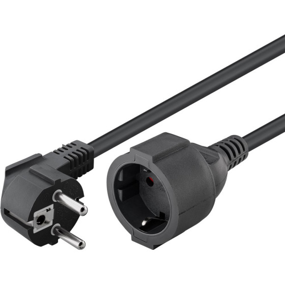 Goobay ���������� ��������� �������� schuko, 3x 1.5mm�, 5m, ����� - (93094)