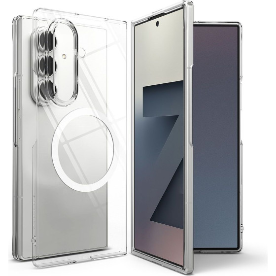 Ringke Slim Magnetic Magsafe Case For Samsung Galaxy Z Fold 7 - Transparent - (28098-0)