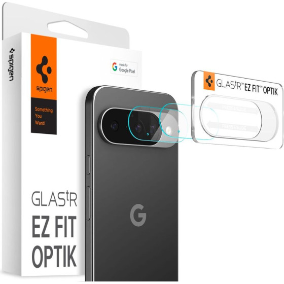 Spigen Optik Glas.Tr Camera Protector 2-Pack For Google Pixel 10 - Transparent - (28266-0)