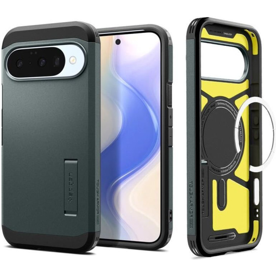 Spigen Tough Armor Mag Magsafe Case For Google Pixel 10 / 10 Pro - Green - (28256-0)